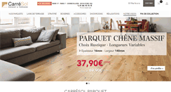 Desktop Screenshot of carresol-parquet.com